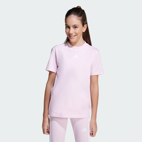 สีชมพู เสื้อยืด Essentials สำหรับเด็ก