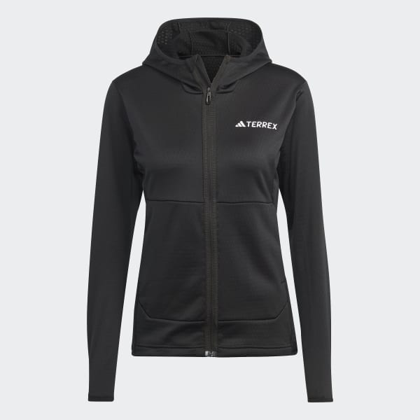 Schwarz TERREX XPERIOR LIGHT HOODED FLEECEJACKE