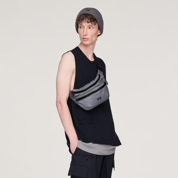adidas Y-3 Staple Fanny Pack - Grey | Free Shipping with adiClub