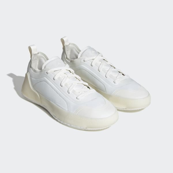 สีขาว รองเท้า adidas by Stella McCartney Treino JQ435