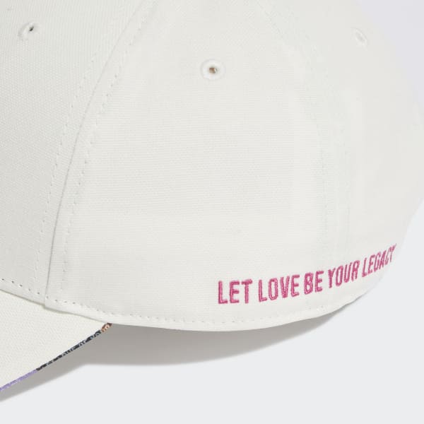 Blanco Gorra de Béisbol PRIDE RM