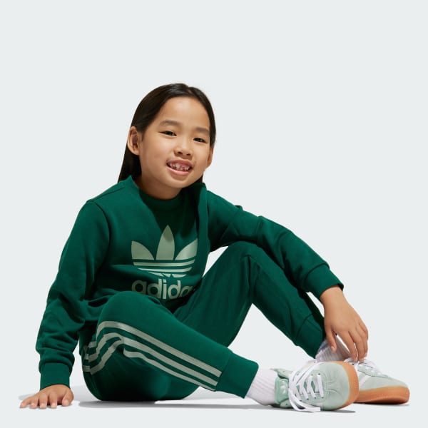 Green adidas set womens clearance