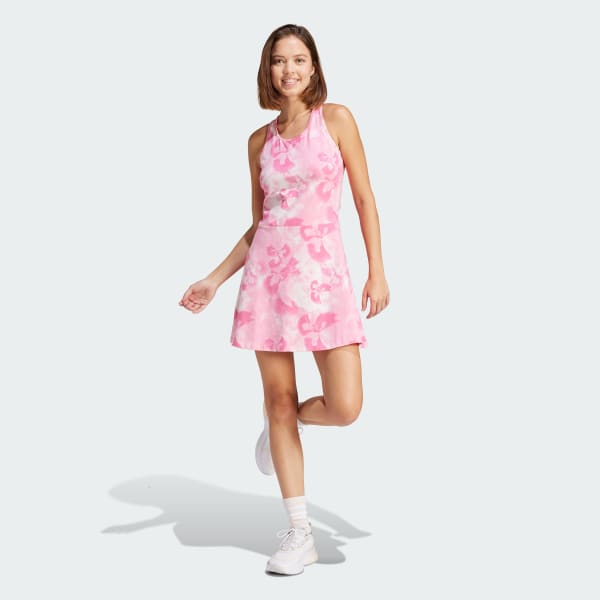 adidas Floral Graphic Single Jersey Dress White adidas India