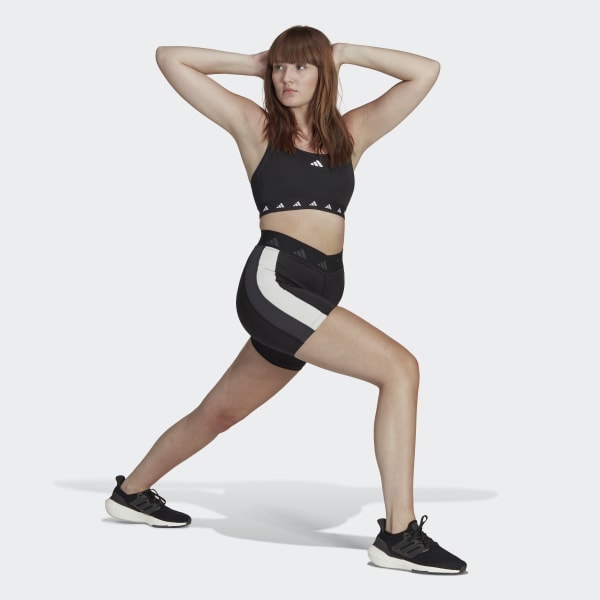 adidas Techfit Short Leggings - Black, Women's Training