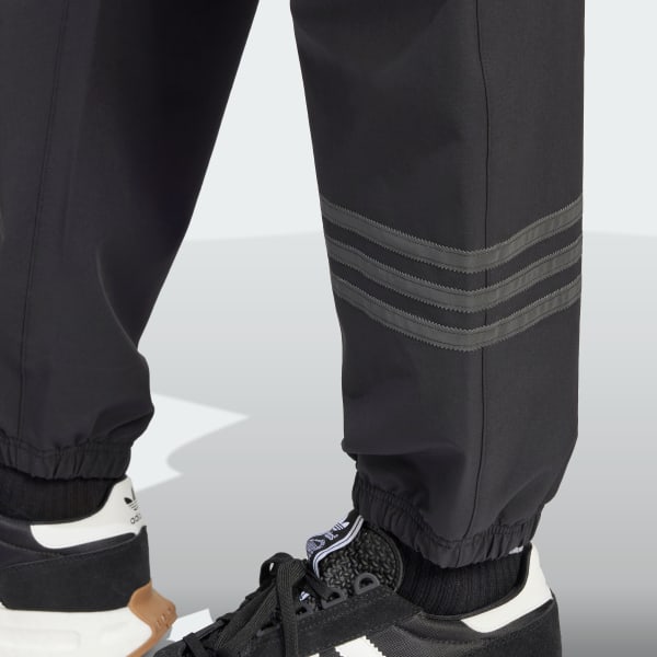 Adidas black polyester lycra track pant new arrivals