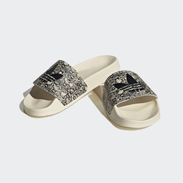 White Adilette Lite Slides