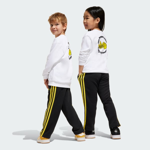 Putih Setelan Crew adidas Originals x Smiley World