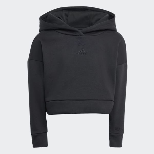 Black Hooded Fleece Track Suit