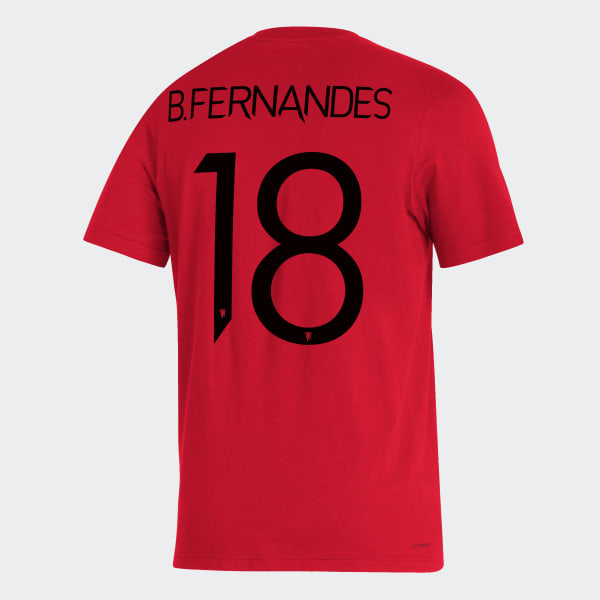 Red Manchester United Player Tee ETZ30D