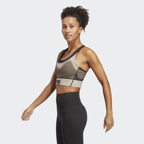 adidas Marimekko Medium-Support Pocket Bra - Blue