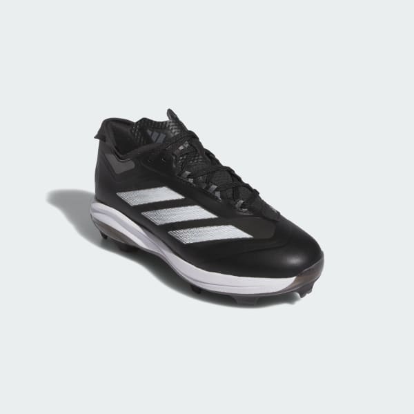 Svart Adizero Impact TPU Kids Baseball Sko med knotter