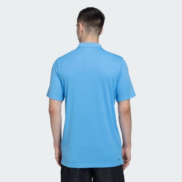Blue TRAINING ESSENTIALS POLO TEE