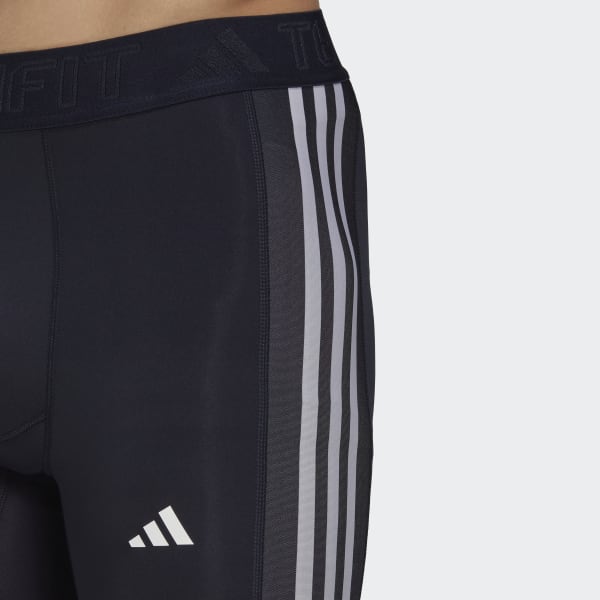 Niebieski Techfit 3-Stripes Training Long Tights WH775