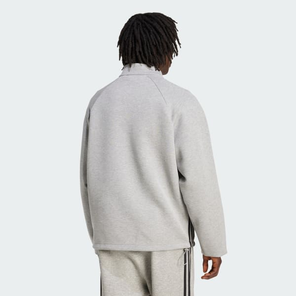 Grey adidas Adicolor Spacer Drill Top