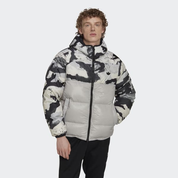 Camo bubble deals coat