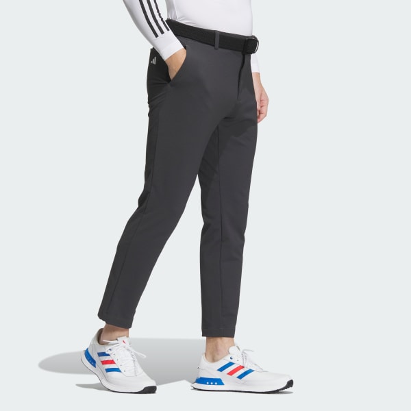 【100】春夏 アディダス ゴルフ 4wayストレッチ ワイドアンクル パンツ黒 adidas パンツ 4wayストレッチナイロン ライトウェイトアンクル