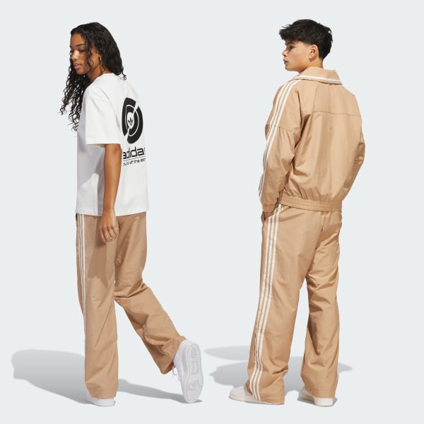 Marron Pantalones Pierna Ancha Originals Basketball (Unisex)