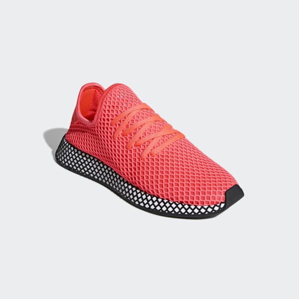 adidas deerupt runner white and pink