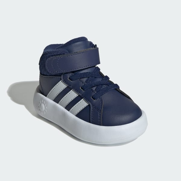 modrá Grand Court Mid Shoes Kids