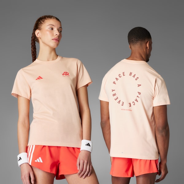 ruzová Tričko Runners (unisex)