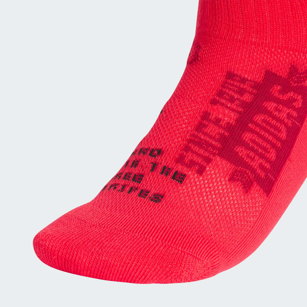 Red Youth Cushioned Graphic 6-Pack Quarter