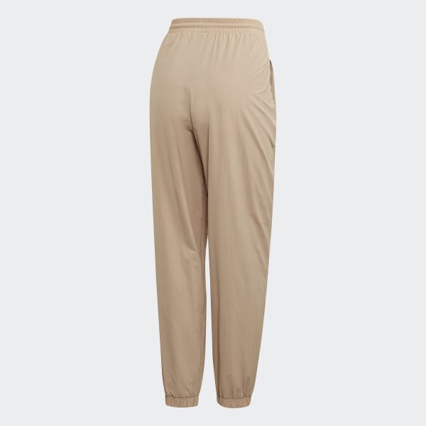 beige adidas track pants