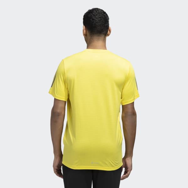 Yellow OWN THE RUN TEE  