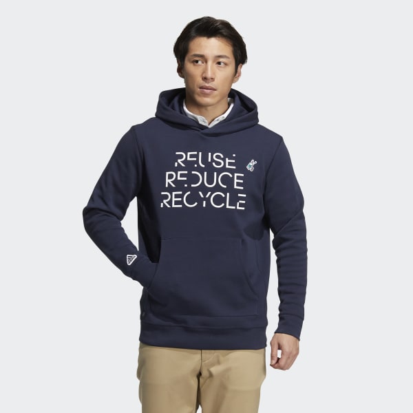 Mau-xanh-da-troi Áo Hoodie Chui Đầu Dài Tay Play Green