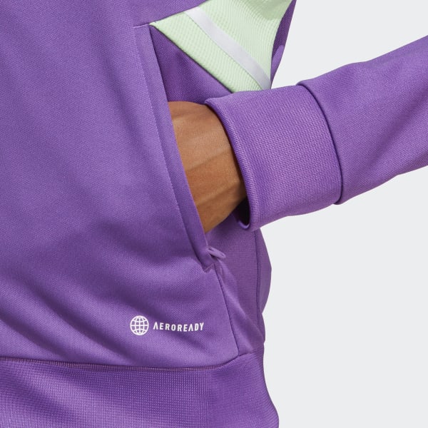 Fioletowy Real Madrid Condivo 22 Training Track Jacket