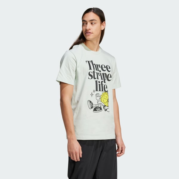 Vert T-shirt graphique Positivity