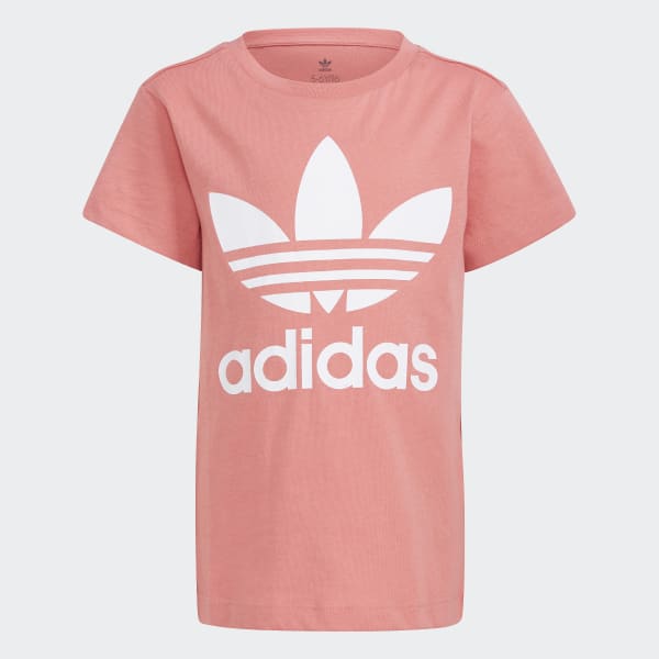 pink adidas trefoil shirt