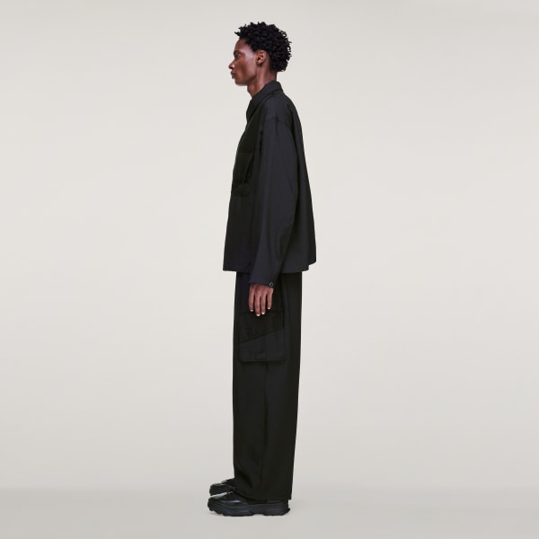 Nero Y-3 SPORT UNIFORM STRAIGHT PANTS