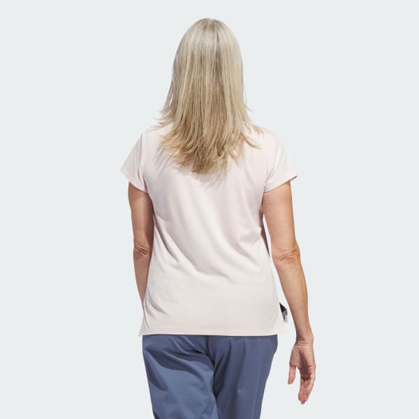 Pink Go-To Heathered Polo Shirt