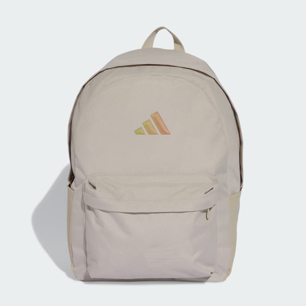 Beige Essentials 3 Bar Logo Backpack