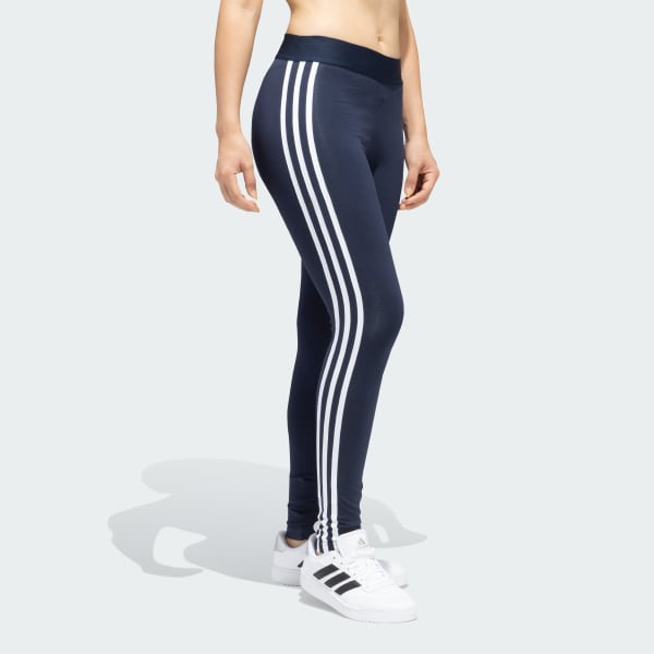 Blue 3 Stripes Leggings