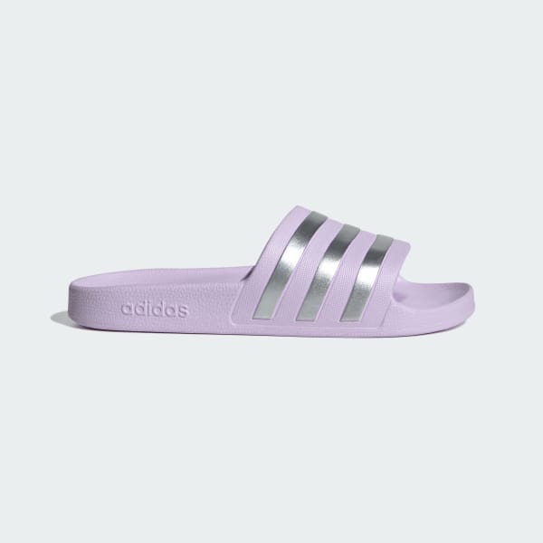 Purple Adilette Aqua Slides