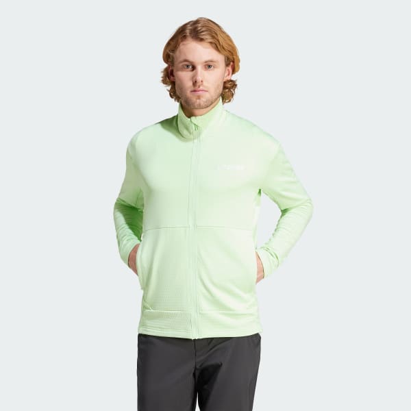 Verde Chaqueta Terrex Multi Light Cierre Frontal Felpa