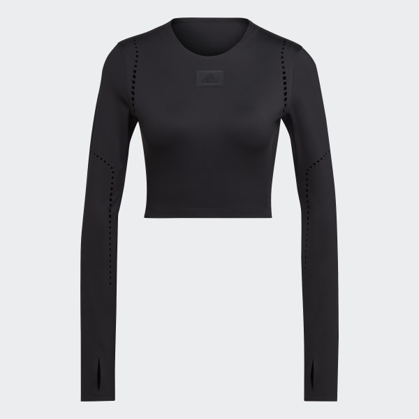 Negro Remera Best of adidas Manga Larga