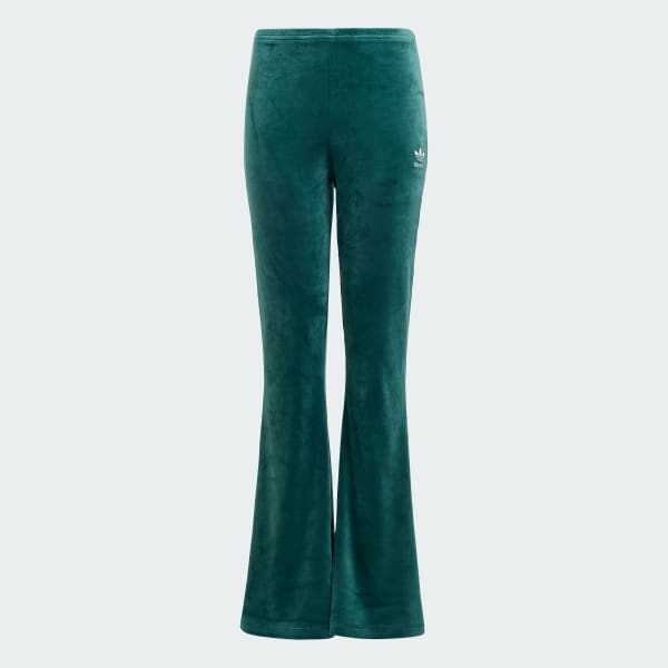 Verde Pantalón de terciopelo