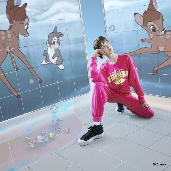 Rosado Polera Disney Bambi Estampada LOQ14