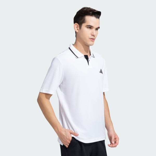 White AEROREADY Polo Shirt