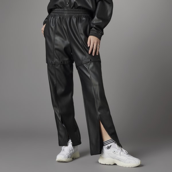 Μαύρο Always Original Faux Leather Track Pants