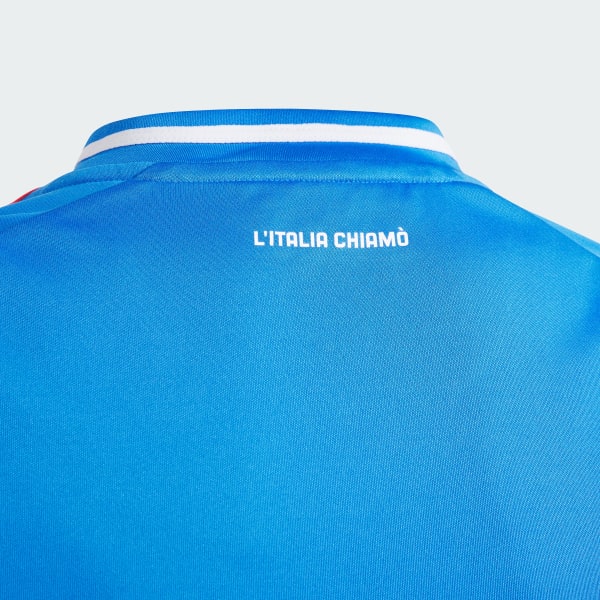 Azul Camiseta Local Italia 24 Niños