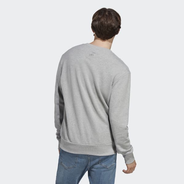 sedá Mikina Essentials French Terry Big Logo