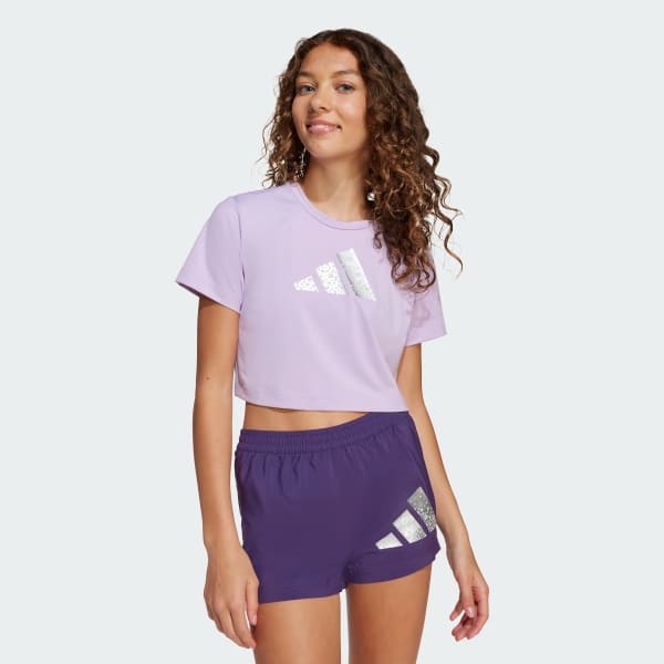 Lilla Training Essentials Glam Print T-shirt