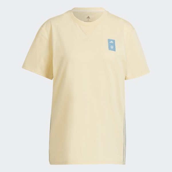 Amarelo T-shirt de Viagem da Suécia BH561