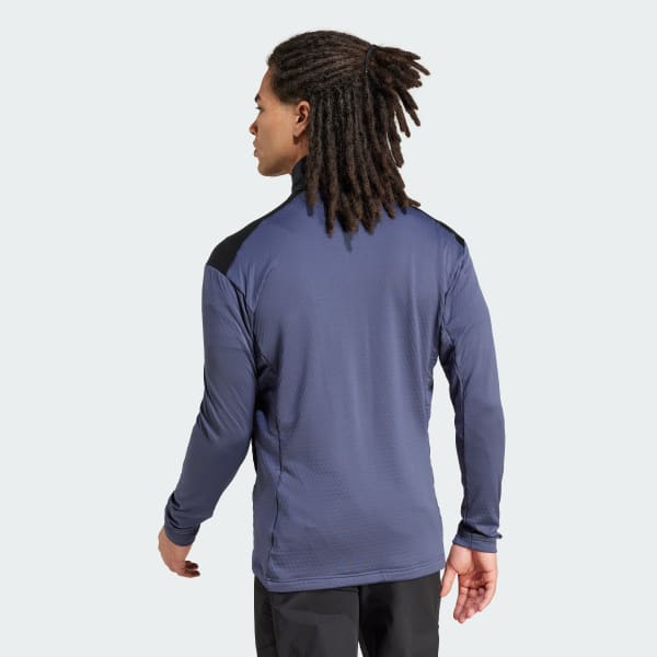 modrá Bunda Terrex Multi Light Fleece Full-Zip