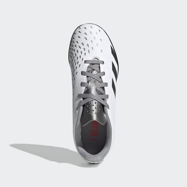Blanco Zapatos de Fútbol Predator Freak.4 Pasto Sintético