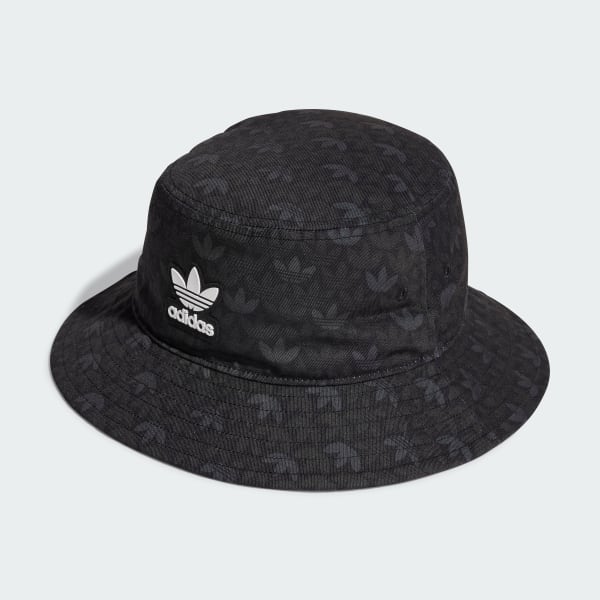adidas Monogram Bucket Hat - Black, Unisex Lifestyle