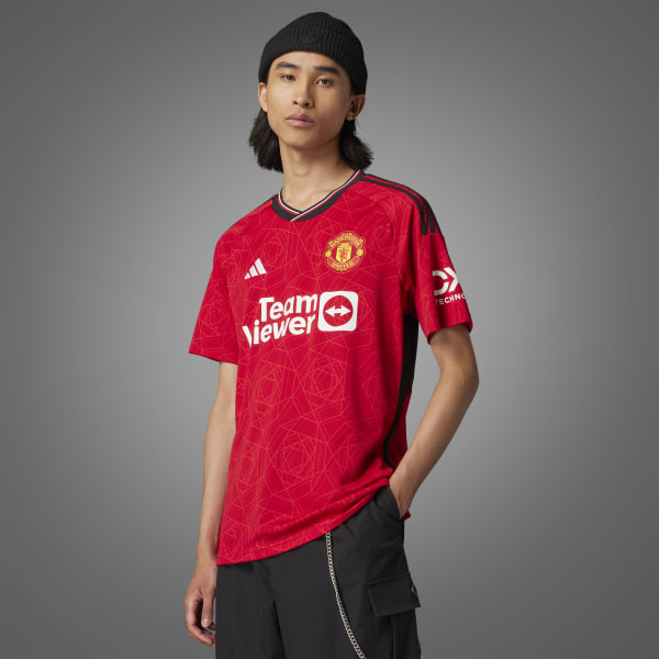 adidas เสื้อฟุตบอลชุดเหย้า Manchester United 23/24 - สีแดง